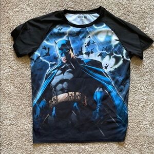 Batman Kids Graphic T-Shirt - Black and Blue